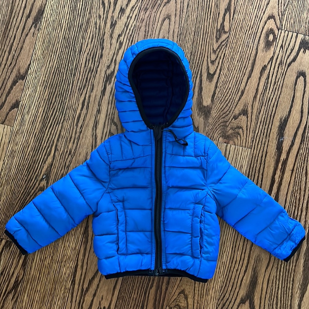 Infant boy lightweight puffer jacket-  12 months